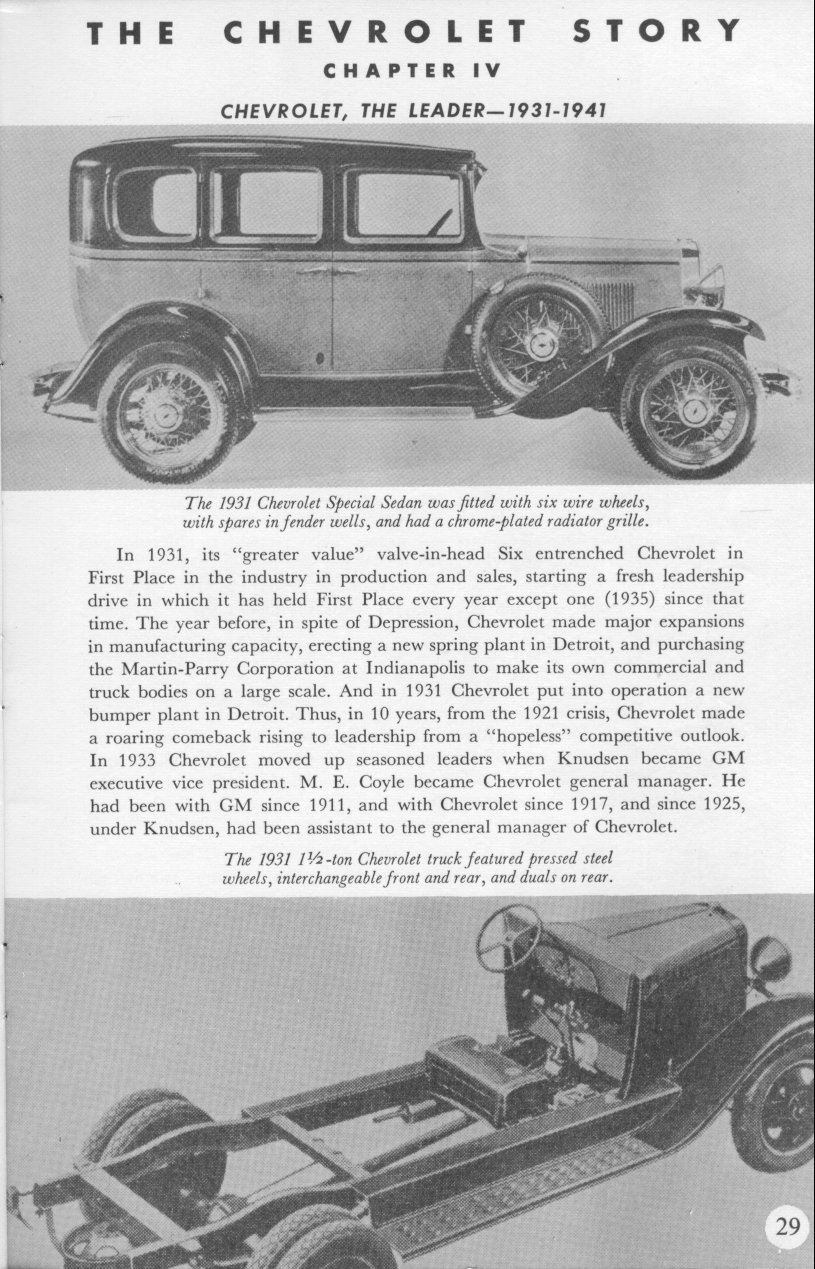 The Chevrolet Story - Published 1956 Page 52